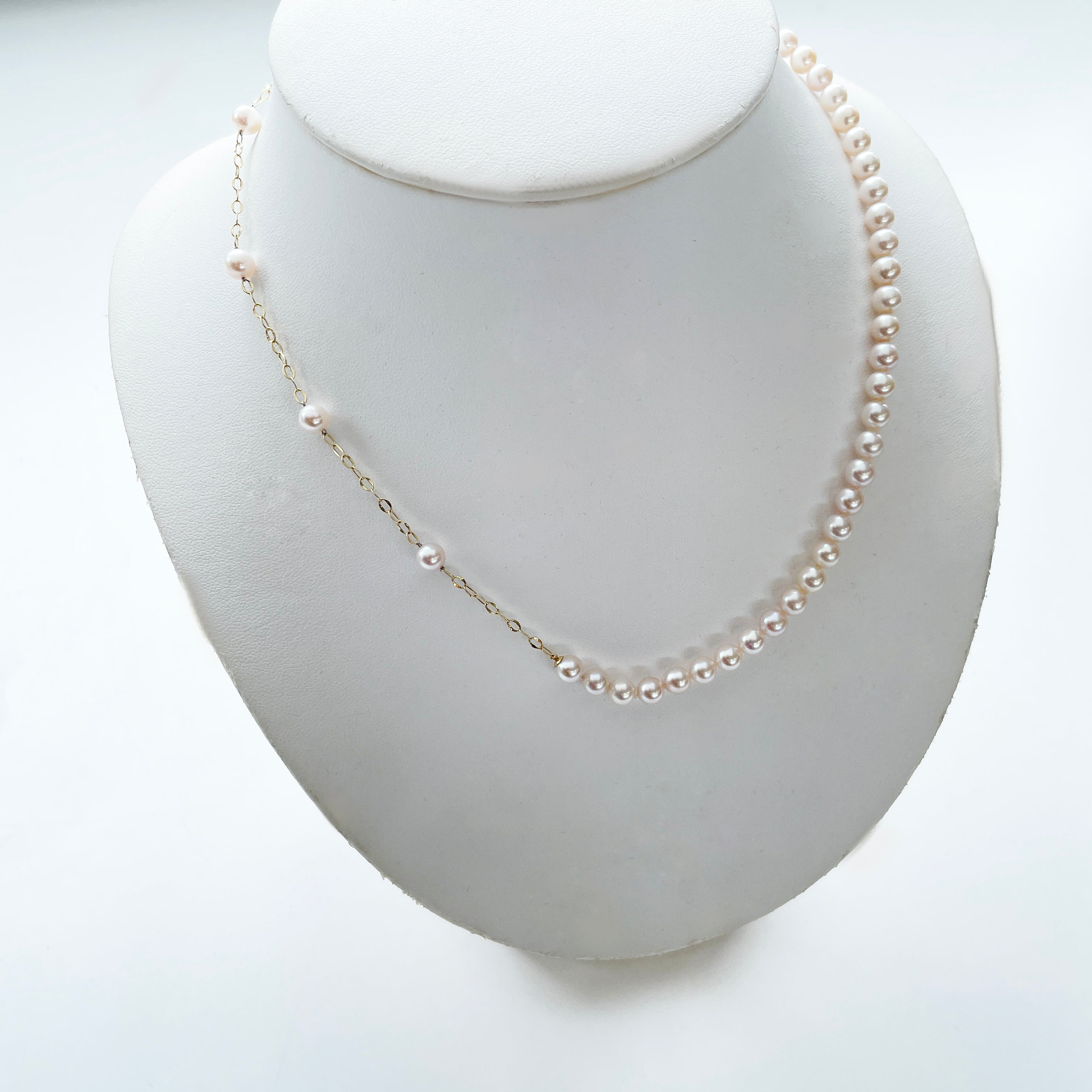 K18 アコヤ真珠デザインネックレス – qikara